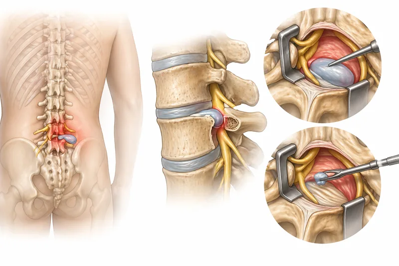 Cirugía de hernia de disco