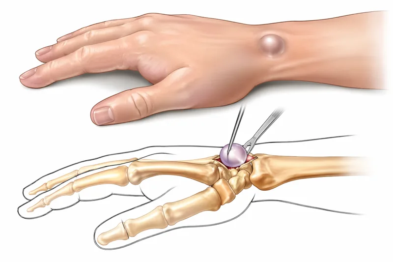 Resección de quiste sinovial